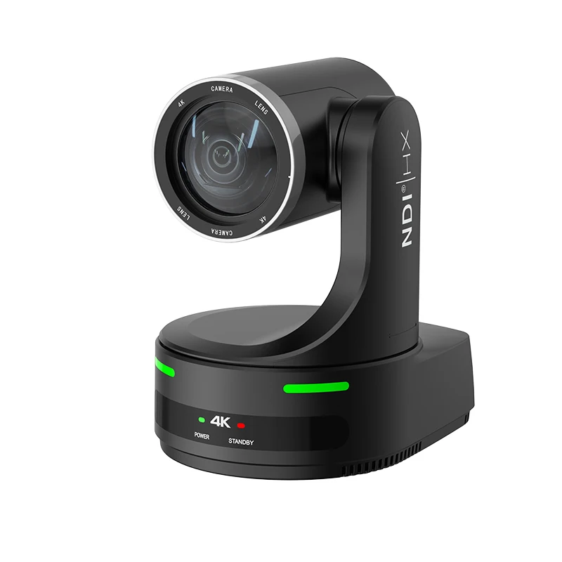 4K PTZ Camera 12X Optical Zoom AI Auto Tracking with HDMI SDI LAN Live Streaming Webcam,PTZ Conference Room Camera for Church