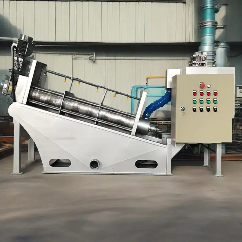 Stacking screw dewatering machine, automatic sludge dewatering equipment, special stacking machine for industrial