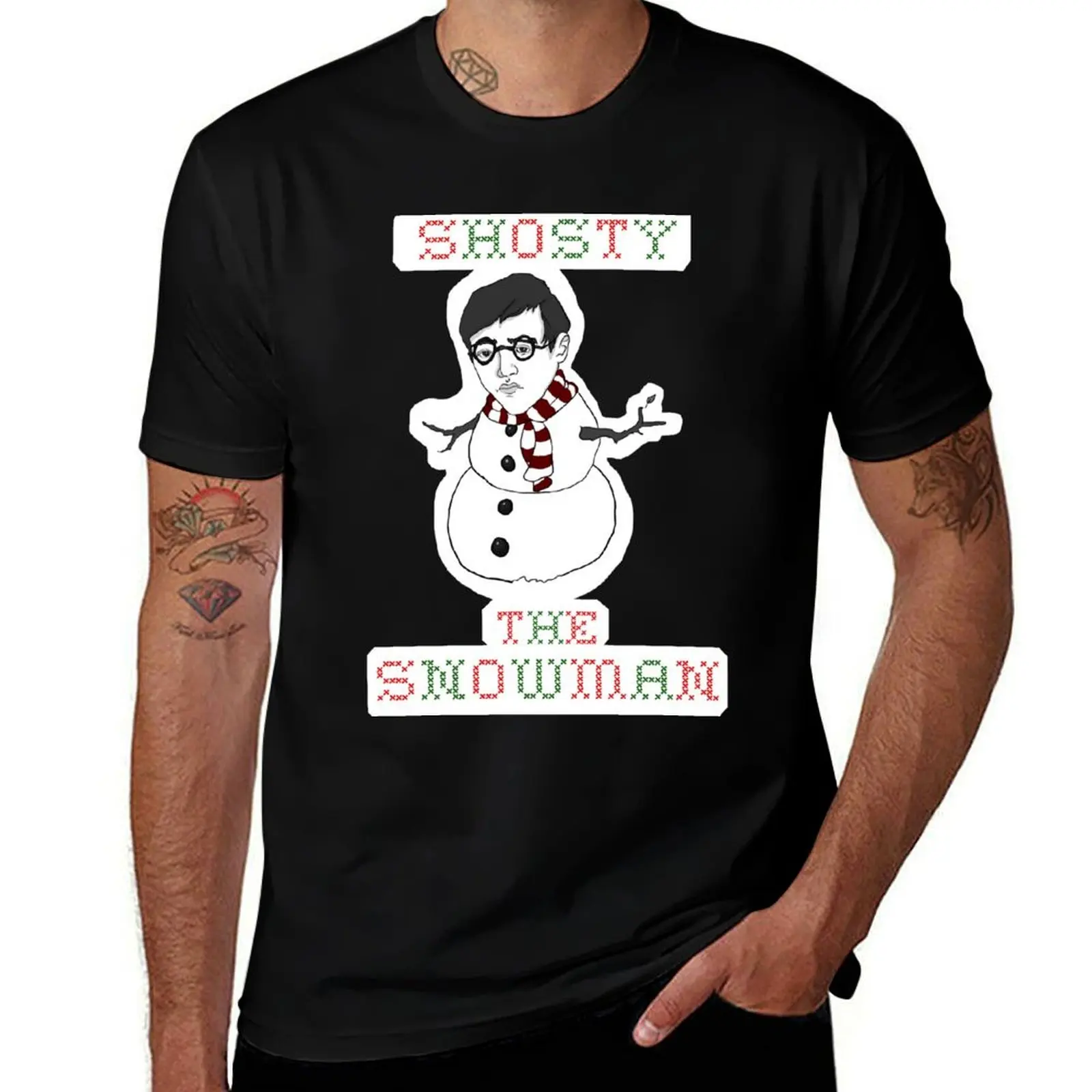 Shosty the Snowman T-Shirt Industrial Work Tee Shirt