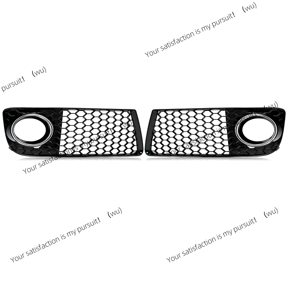 For Audi TT MK2 8J Front Bumper Fog Light Grills Grille Honeycomb Mesh Fog Light Lamp Cover 2010 2011 2012 2013 2014  8J0807682J