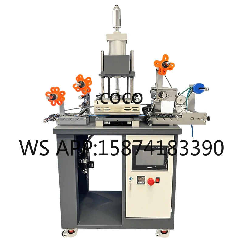 New HSR-P-2126 Continuous Efficient Hot Foil Stamping Machine Pneumatic Flatbed Heat Press