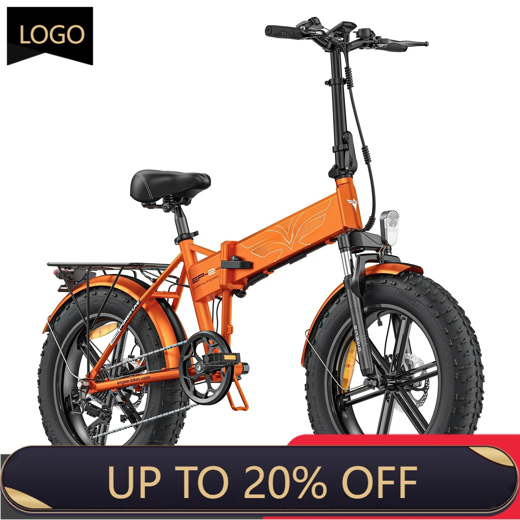 WWE Delivery Ep-2 Pro 20 Folding Electric Mountain Fat Tire Bike Foldable Ebike European Union US Warehouse Free Shipping