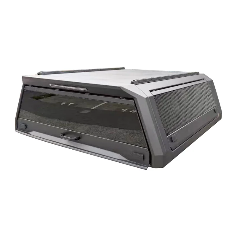 For BYD Shark Pickup Accessories - Split Aluminum Tri-Door Cargo Bed High Cover with Spoiler