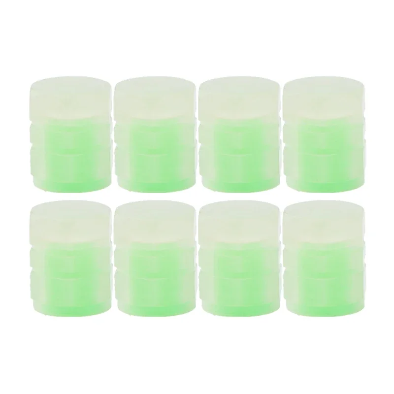 Lichtgevende Ventieldopjes Fluorescerende Nacht Autoband Ventieldopjes Motor Fiets Gloeiende Decor Wiel Nozzles Band Cap Auto Accessoires