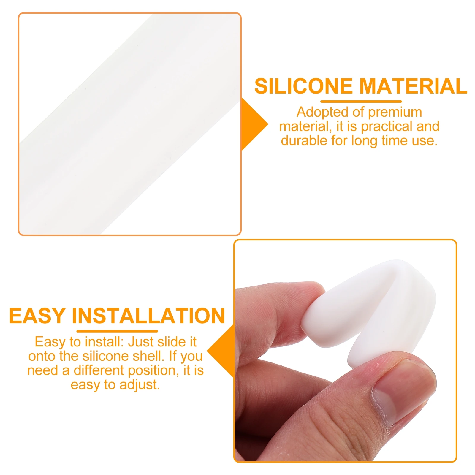 

3 PCS Protective Silicone Sleeve Grip for Pencil First Generation Case Stylus Holder Touch Screen