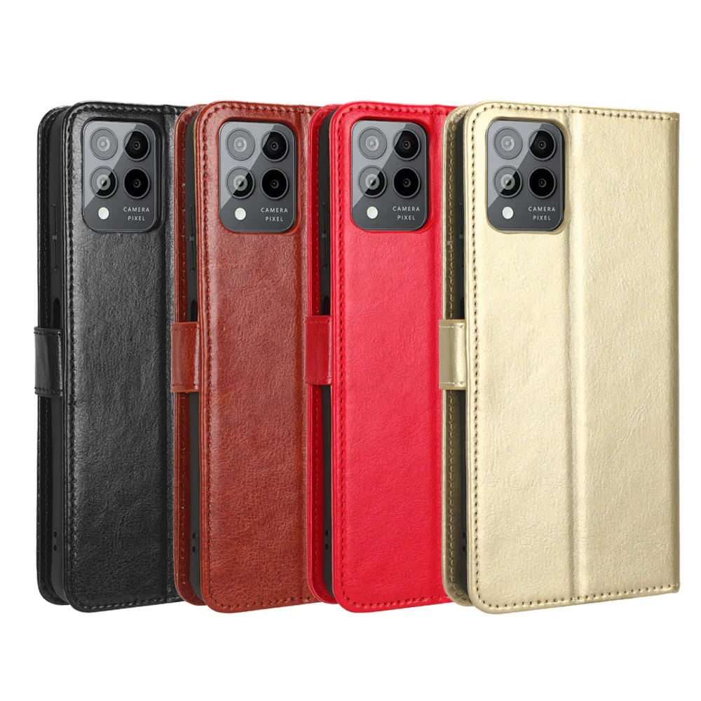 Para T-Mobile T Phone 5G funda de lujo con tapa de cuero PU cartera con cordón funda con soporte para TCL t-mobile T Phone Pro 5G bolsas para teléfono