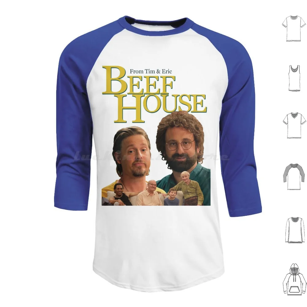 Tim & Eric's Beef House Hoodies Long Sleeve Tim And Eric Tim Heidecker Beef House Awesome Show Sitcom