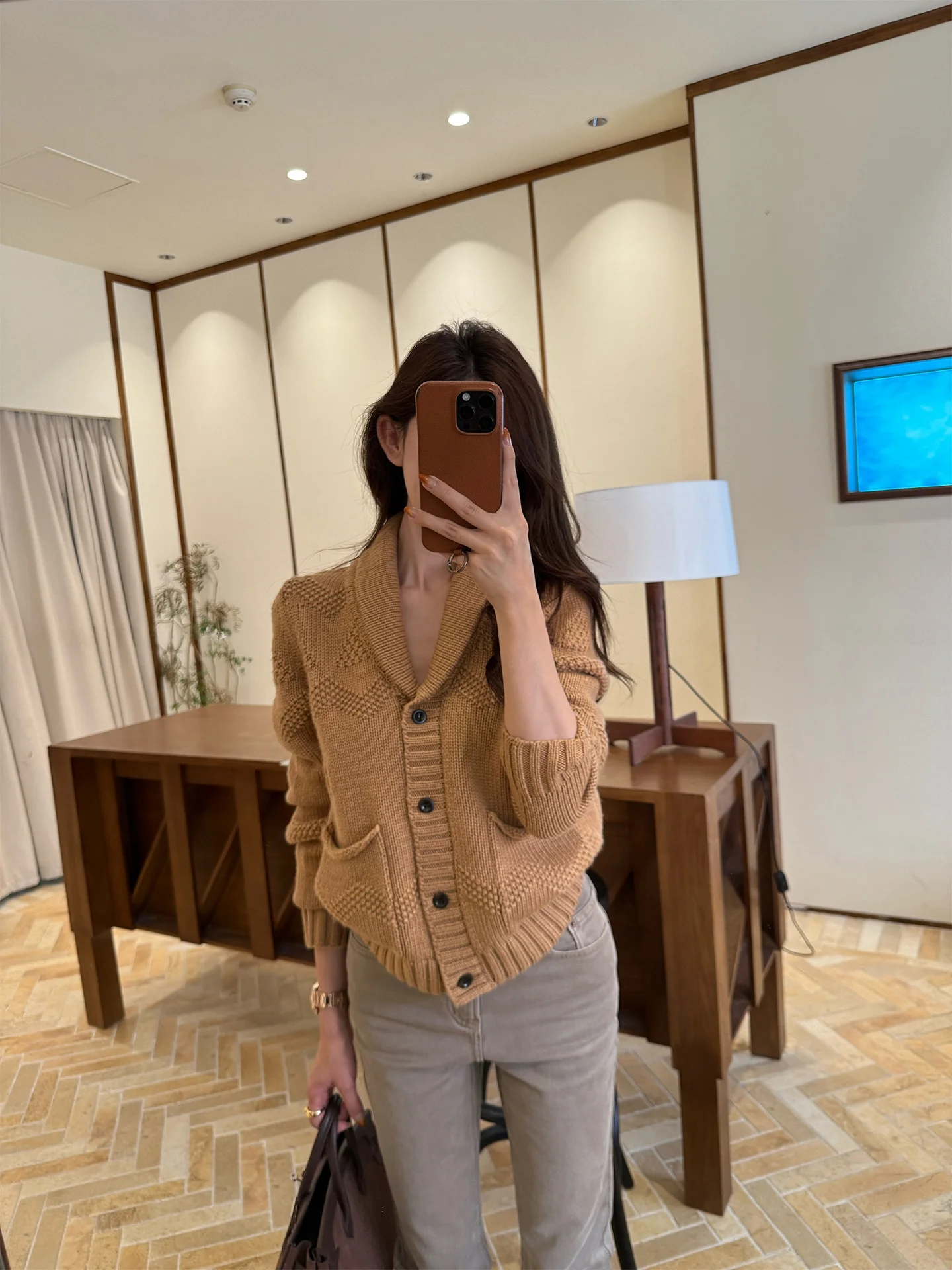 

Casual Sle Woolen Knitted Open Cardigan Women's Autumn Winter Soft V-Ne Sweater Nylon Polyester Acrylic Blend Long Sve