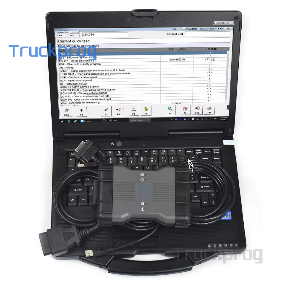 Toughbook  CF53 for Benz C6 VXDIAG MB STAR diagnostic tool scanner SD Connect C6 DOIP pk mb sd c4 c5 with xentry das wis epc