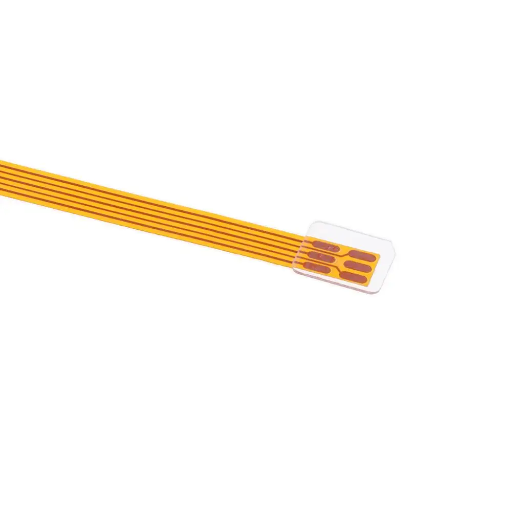 Micro Reverse to SIM Card Phone Sim Adapter Extended Yellow Cable for Mobile Device Card Activation