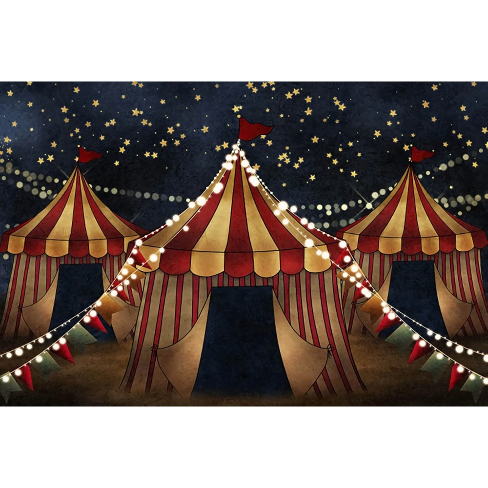 خلفية صورة السيرك للتصوير الفوتوغرافي ، ديكور حفلات الكرنفال ، استحمام الطفل ، خلفية عيد الميلاد ، مستلزمات استوديو الصور ، مشهد AI للأطفال