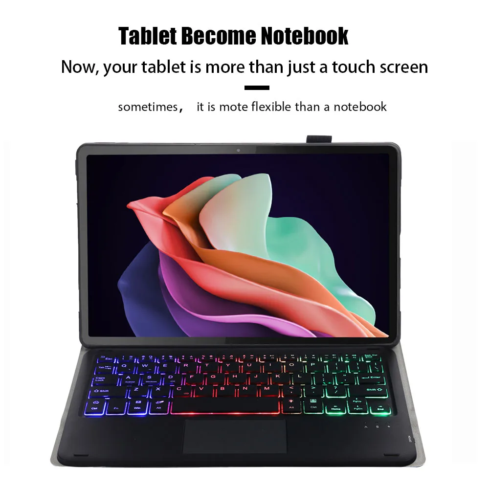 Touch Backlight Keyboard Case for Lenovo Tab Plus 11.5 TB-351FU K11 Plus TB-353FU M10 TB 360ZU 360FU 328FU Keyboard Tablet Cover