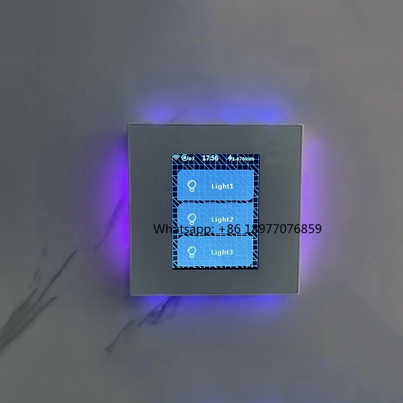2026 Smart Switch L8 Smart Home Automation Products 1 2 3 4 Gang Light Switch Wifi Tuya Smart Life Home Assistant Alexa