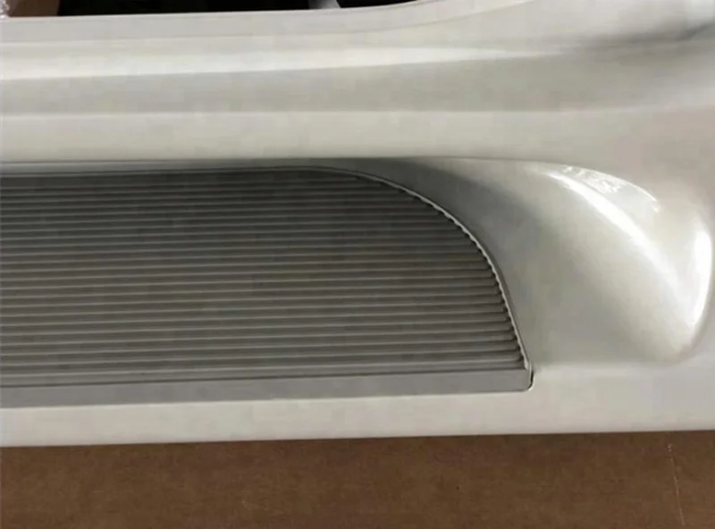 MAICTOP Aksesoris Mobil Suku Cadang Mobil 4x4 Langkah Samping Bar Langkah Samping Putih dan Hitam untuk Prado FJ150 2014