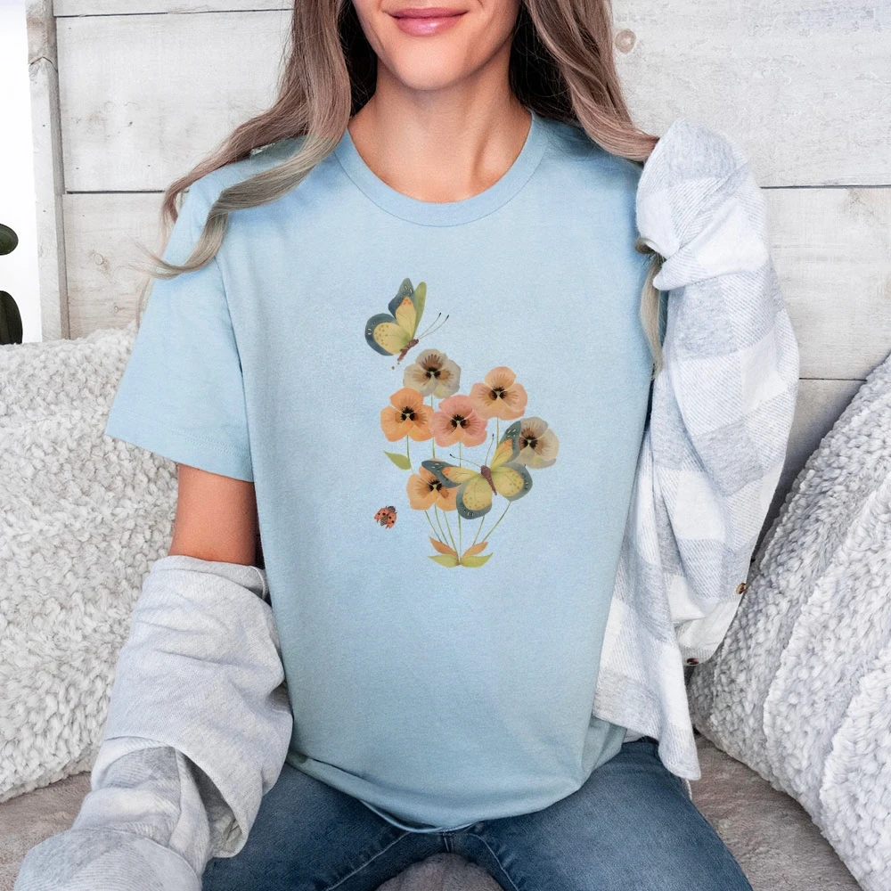 

Trendy Women's Graphic T-Shirt 2025 Vintage Oversized Casual