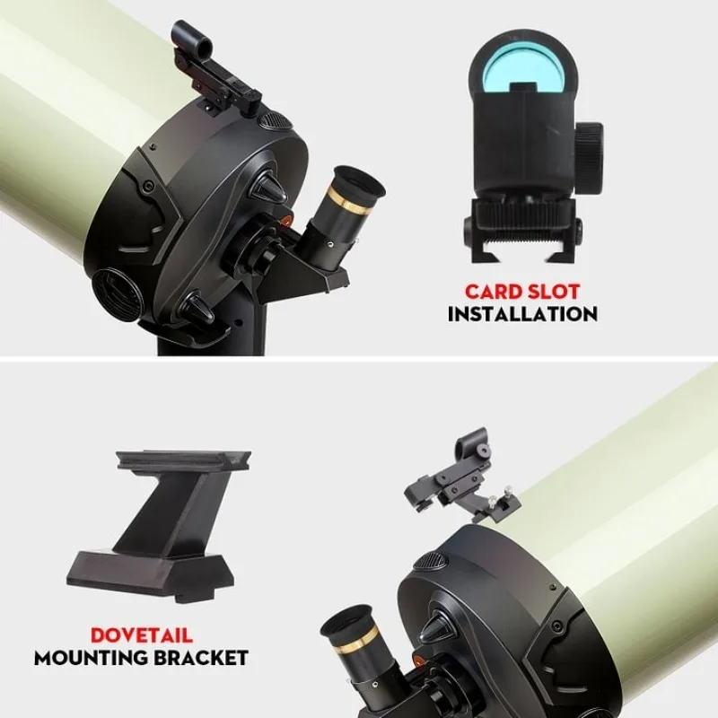 نطاق مكتشف النقطة الحمراء اتجاه سطوع قابل للتعديل لمراقبة الكواكب للتلسكوب الفلكي