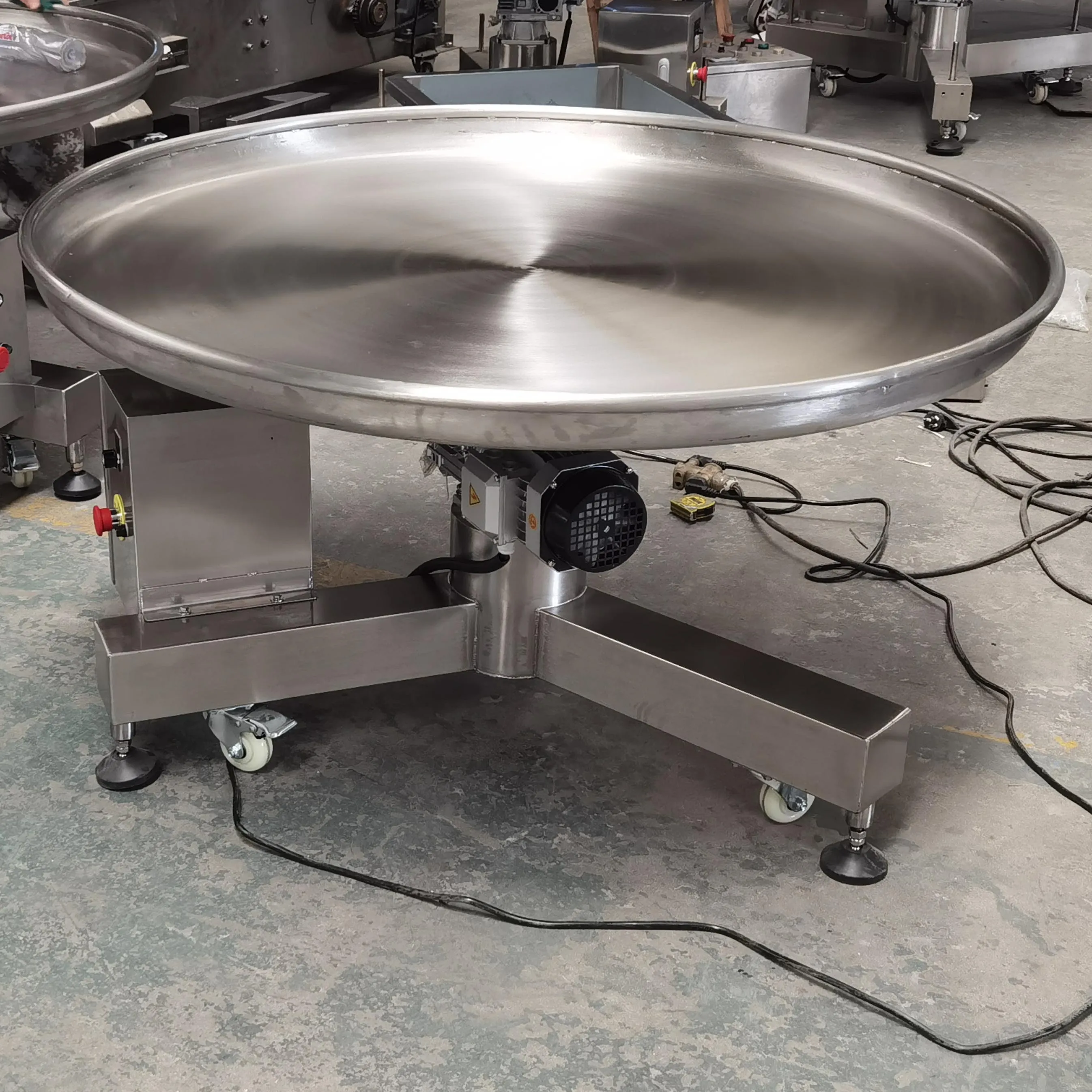 Stainless Steel Automatic Rotating Turntable Disc Machine for Food Factory Packaging Processing Industry Use for Commercial