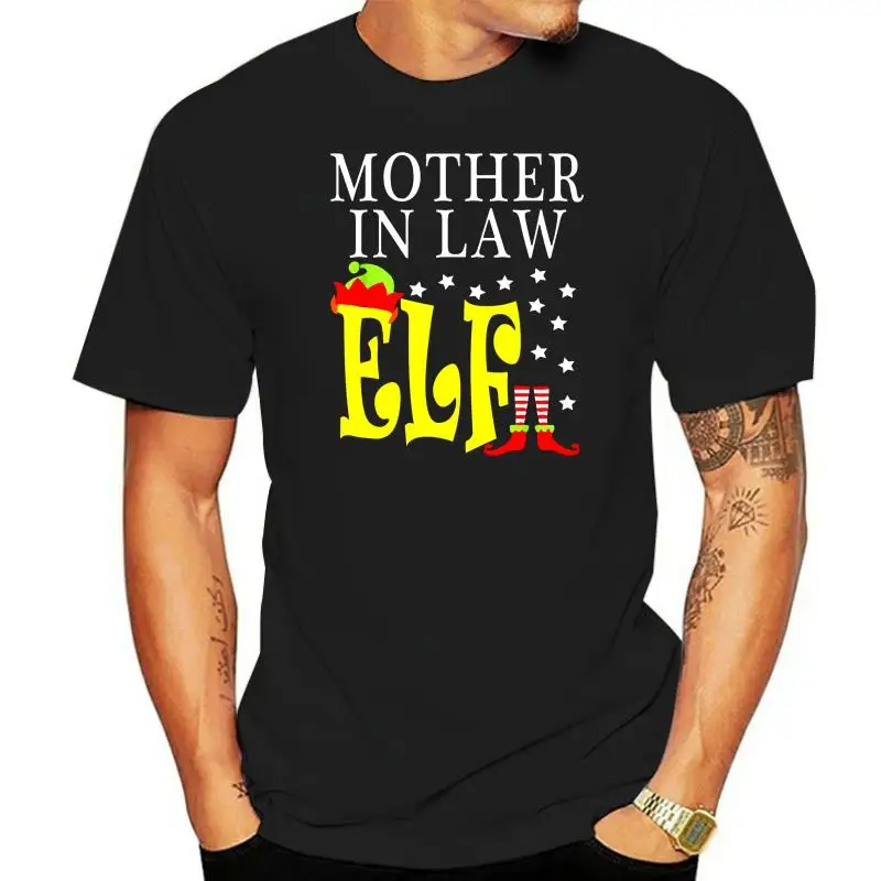 Mama Mom T-Shirt-Men's T-Shirt-Black Mother in Law Elf Christmas Gifts Ugly Xmas Women