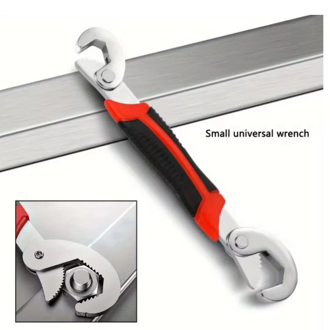 

Adjustable Universal Wrench 6-22mm, Double Head Multi-Function Quick Grip Open End Spanner Hand Tool