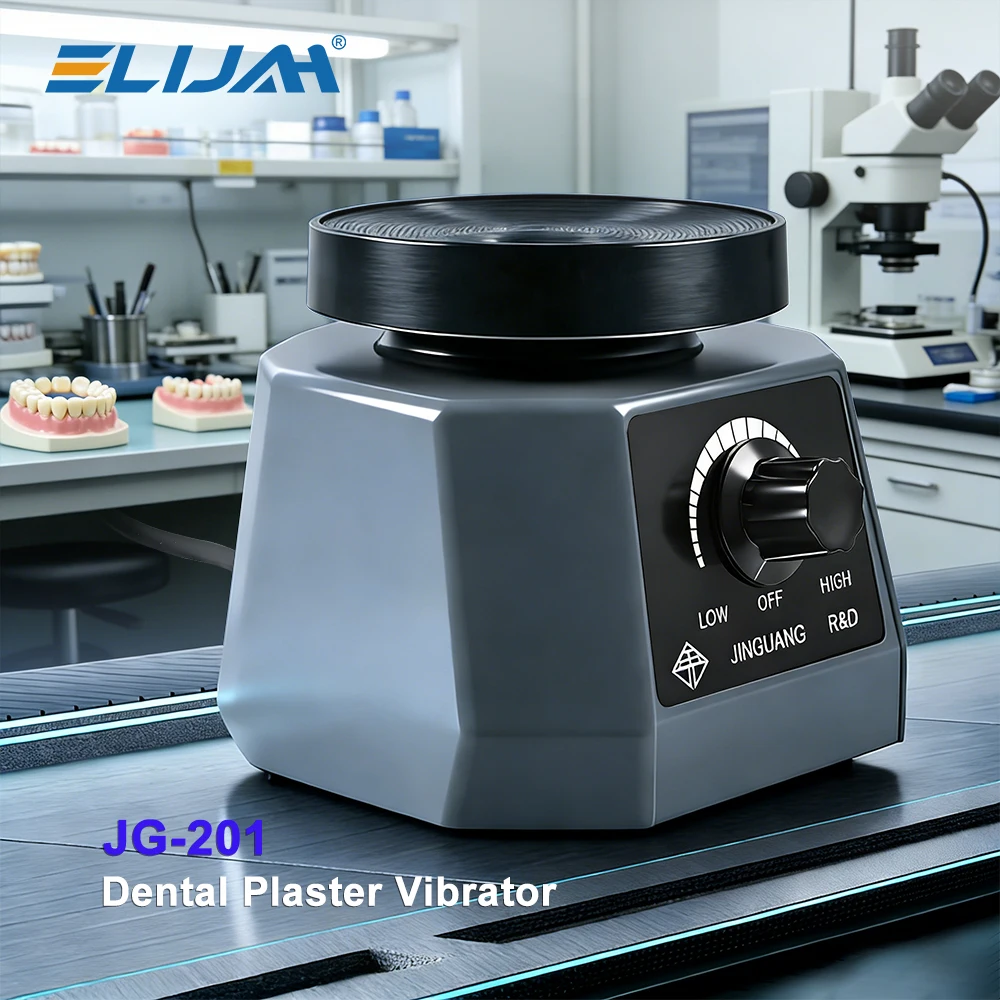 4" Round Shaker Plaster Vibrator Plate 110V/220V Lab Vibrator Variable Intensity Shaker Adjust Speed Dental Equipment Machine