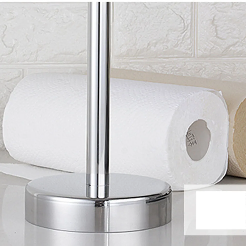 

Paper Towel Holder Stainless Steel Kitchen Tissue Stand Countertop Roll Organizer Non-Slip Rust-Proof Detachable Napkin Holder