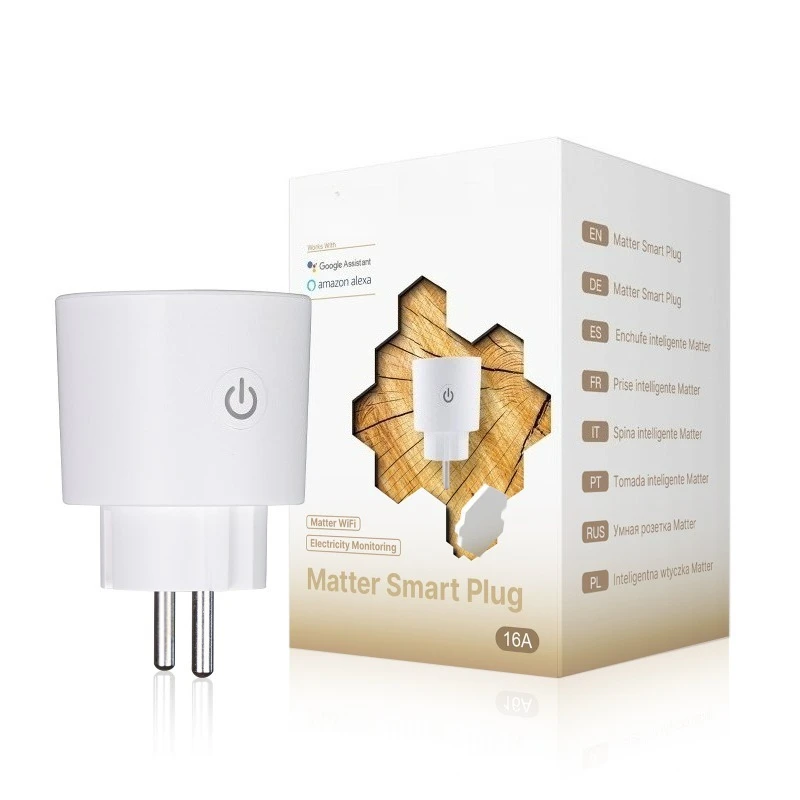 MatterWiFi Intelligent European Standard Socket APP Remote Timing