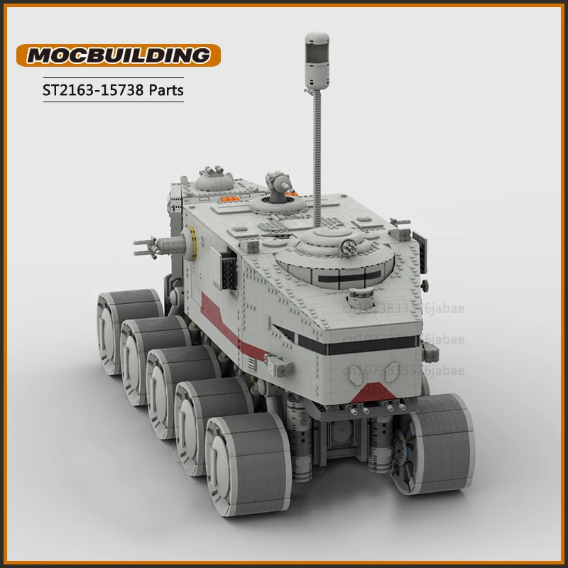 Ucs juggernaut a5 filme moc blocos de construção tecnologia transporte tijolos diy montagem modelo quebra-cabeça coleção brinquedos presente natal