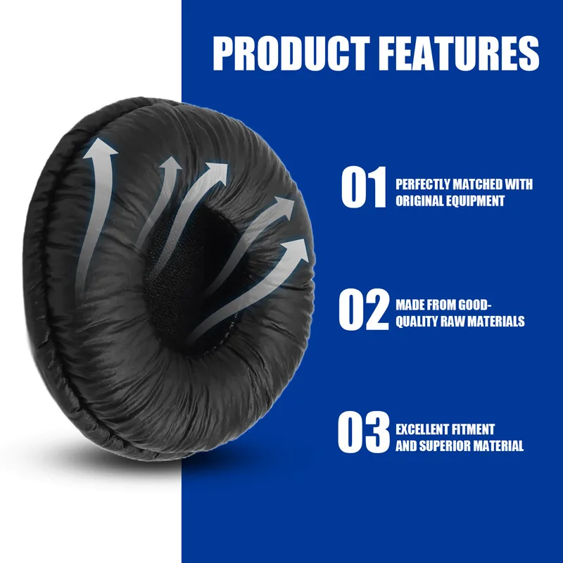 Headset Ear Cushions, Earpads Replacement Ear Pad Covers For Jabra PRO 920 930 935 9450 9460 9465 9470 Headphones image 5