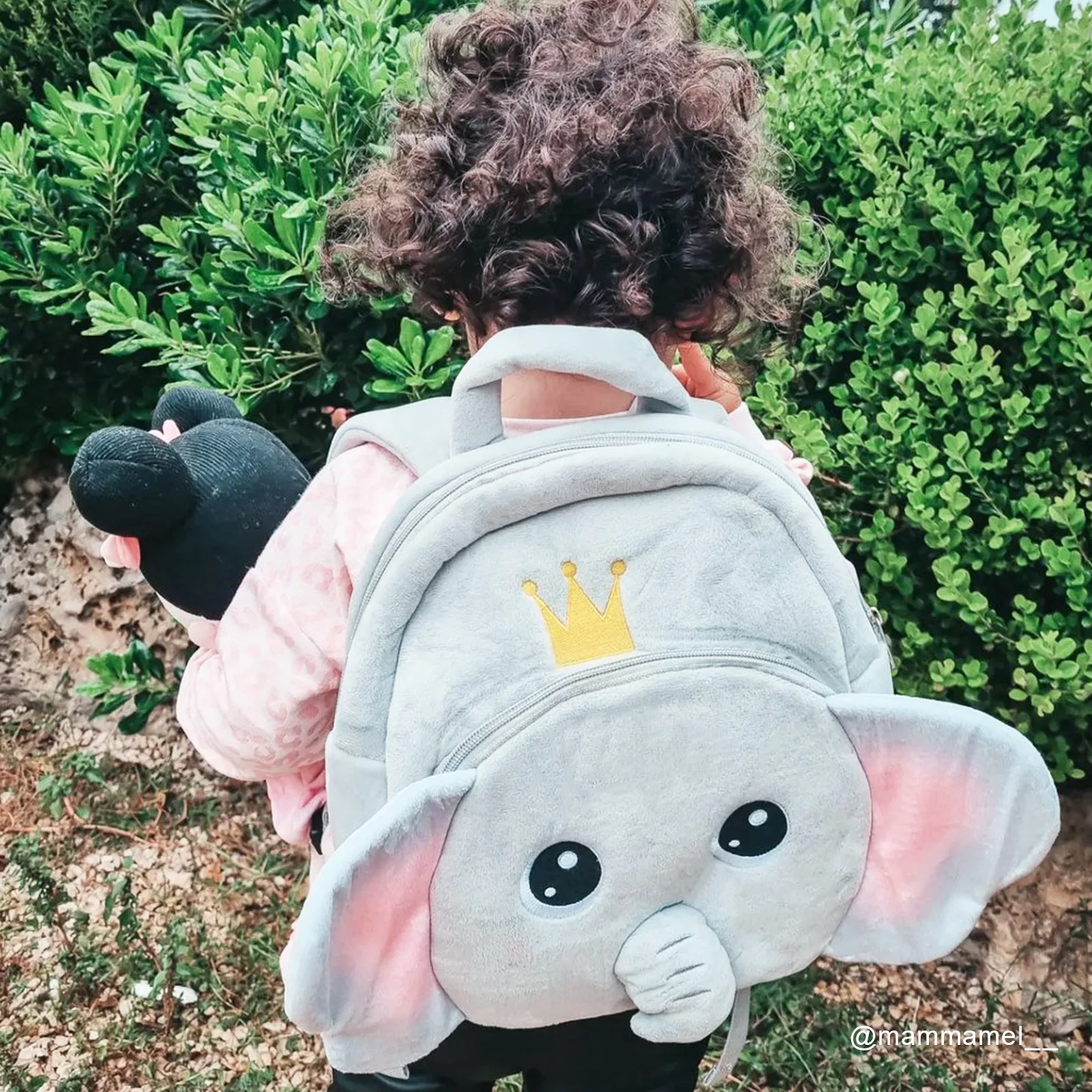 OUOZZZ Toddler Plush Backpacks with Adjustable Strap Cute Elephant Backpack Kids School Bag Mini Travel Backpack 11\