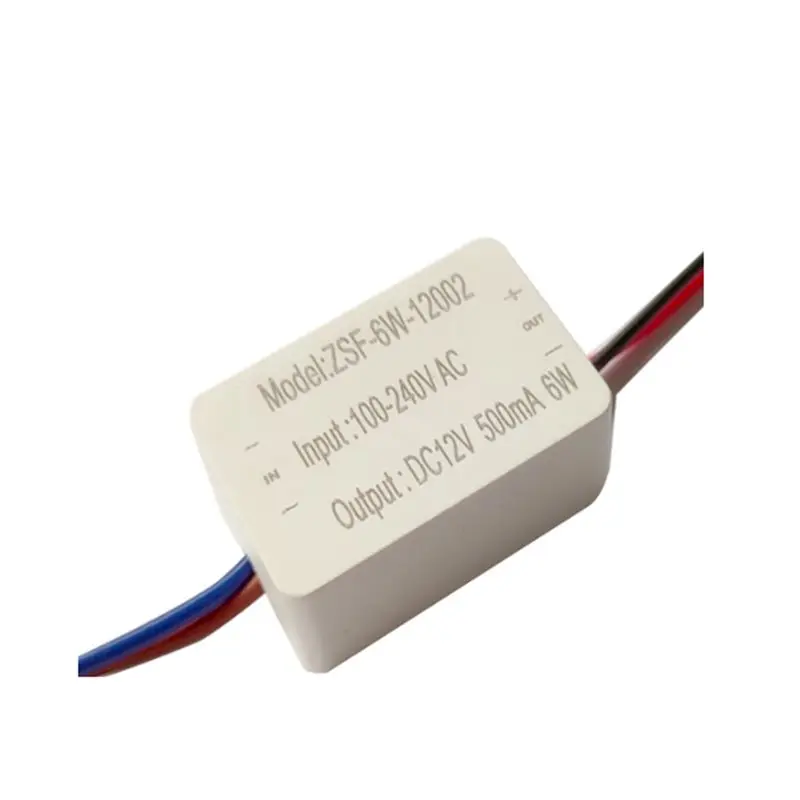 B68C AC100-240V LED Driver For Cabinet Lamp 6W DC12V Constant Current Constant Voltage Power Supply 500Ma Low Voltage