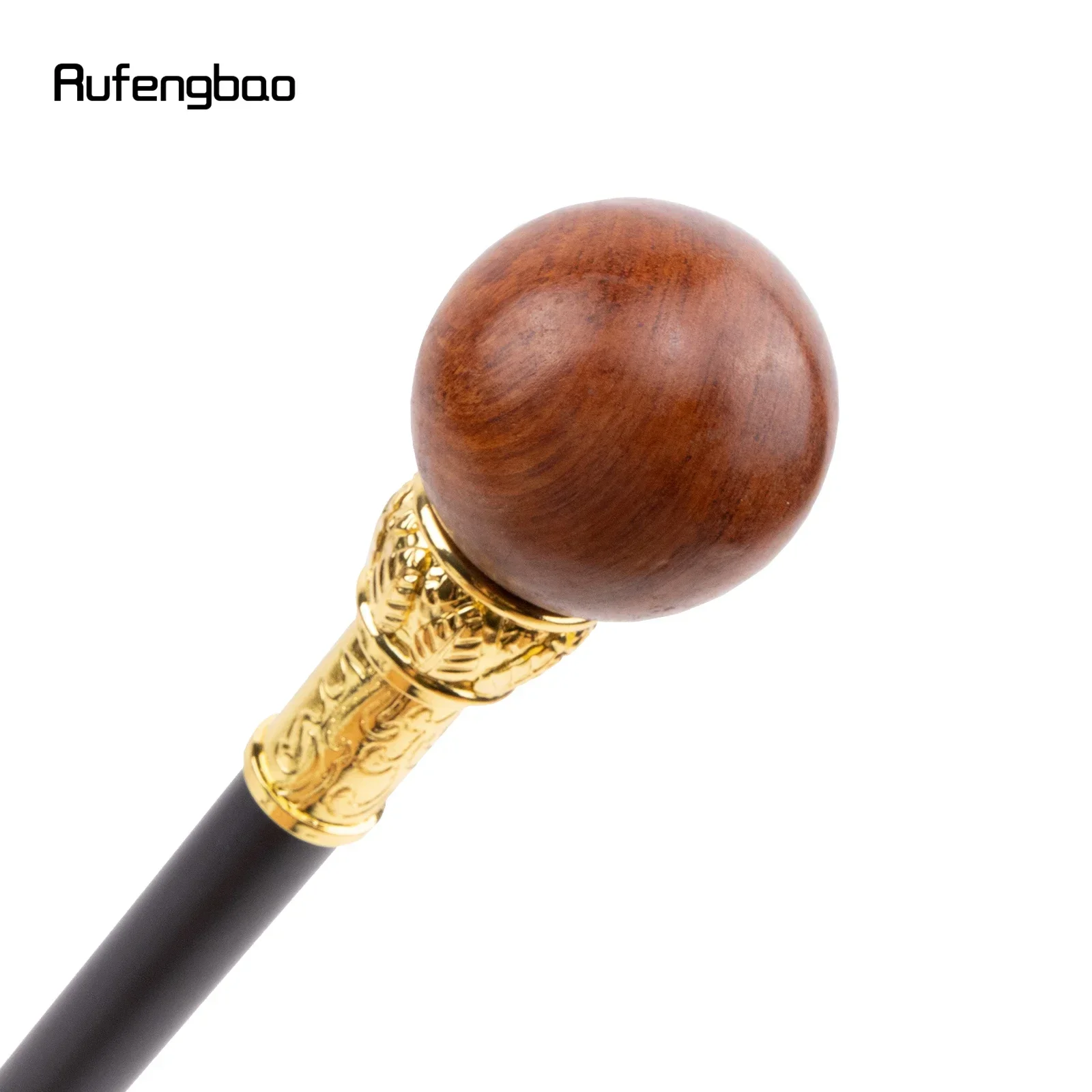 البني الكرة الخشبية عصا المشي الأزياء الزخرفية الخشب عصا للمشي شهم ديلوكس BoxCosplay قصب Crosier 94 سنتيمتر