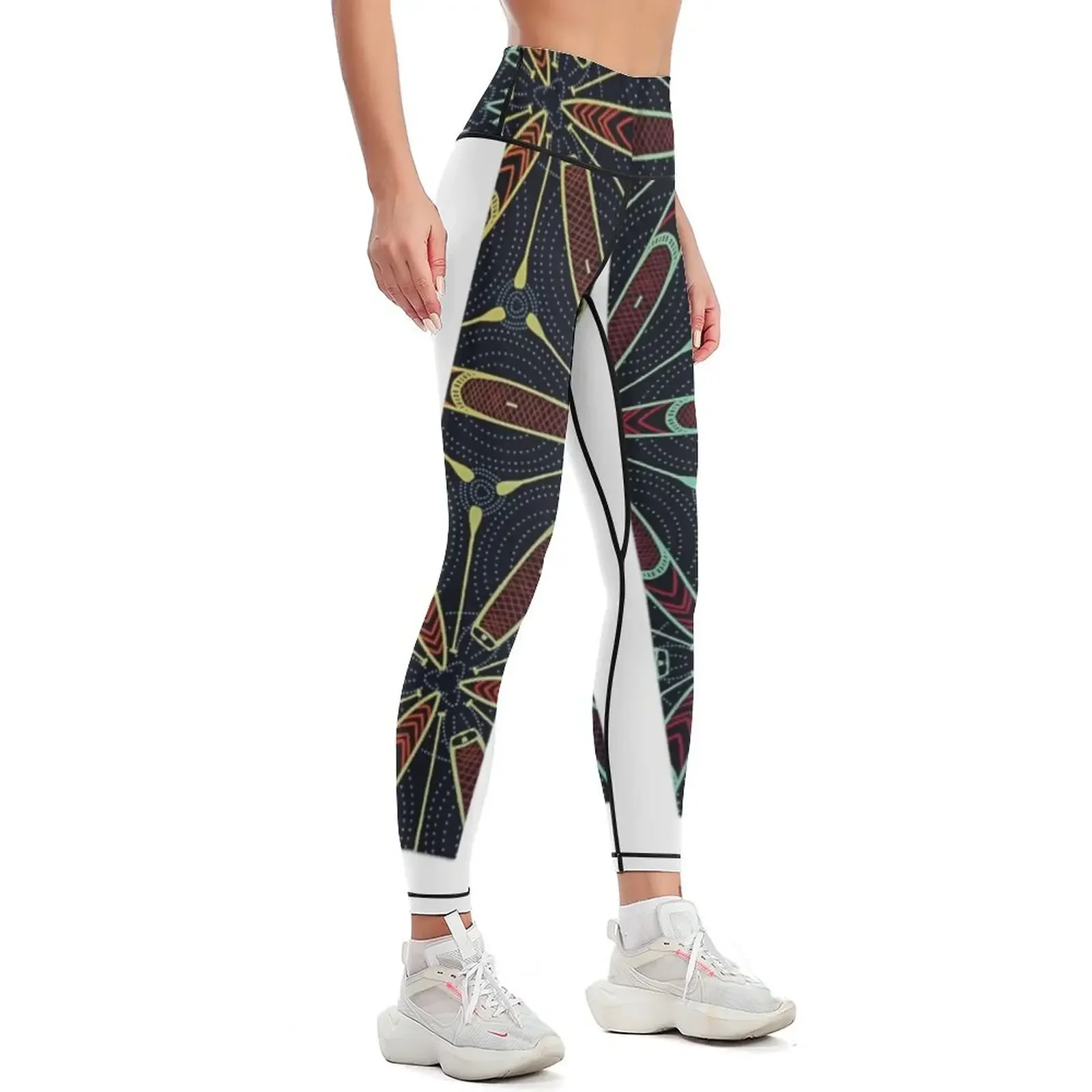 Paddleboarding pattern Leggings gym womans push up fitness fitness set gym Sports pants woman Womens Leggings