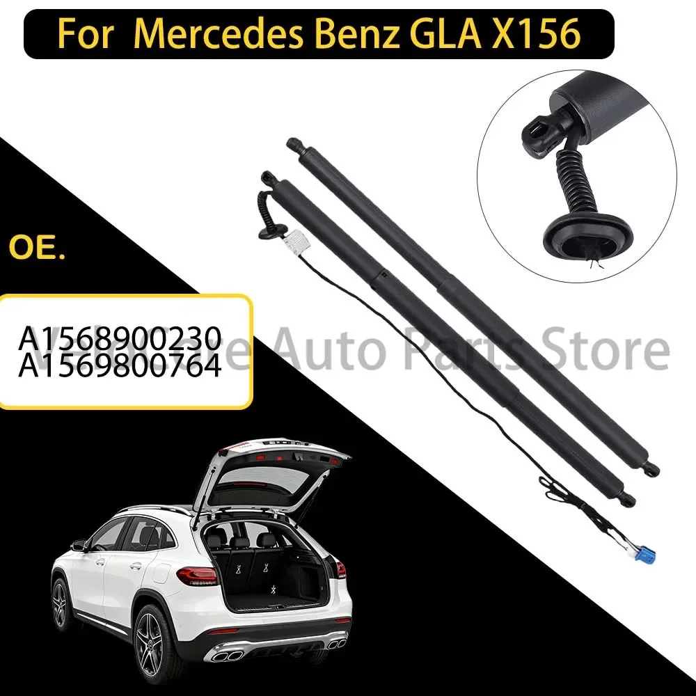 Rear Tailgate Power Struts for Mercedes-Benz GLA X156 Smooth Lift Rust-Resistant A1568900230 A1569800764