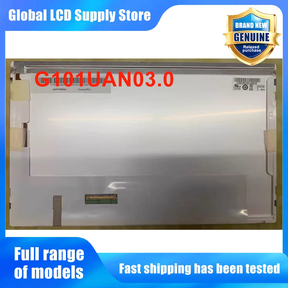 G101UAN03.0 10.1 Inch LCD Display Screen Panel Original for New 100% Fully Tested