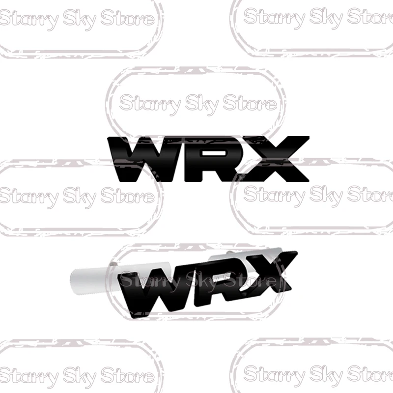 1x For WRX Sport Grille Emblem Car Metal Badge Logo Body Decals Rear Sticker