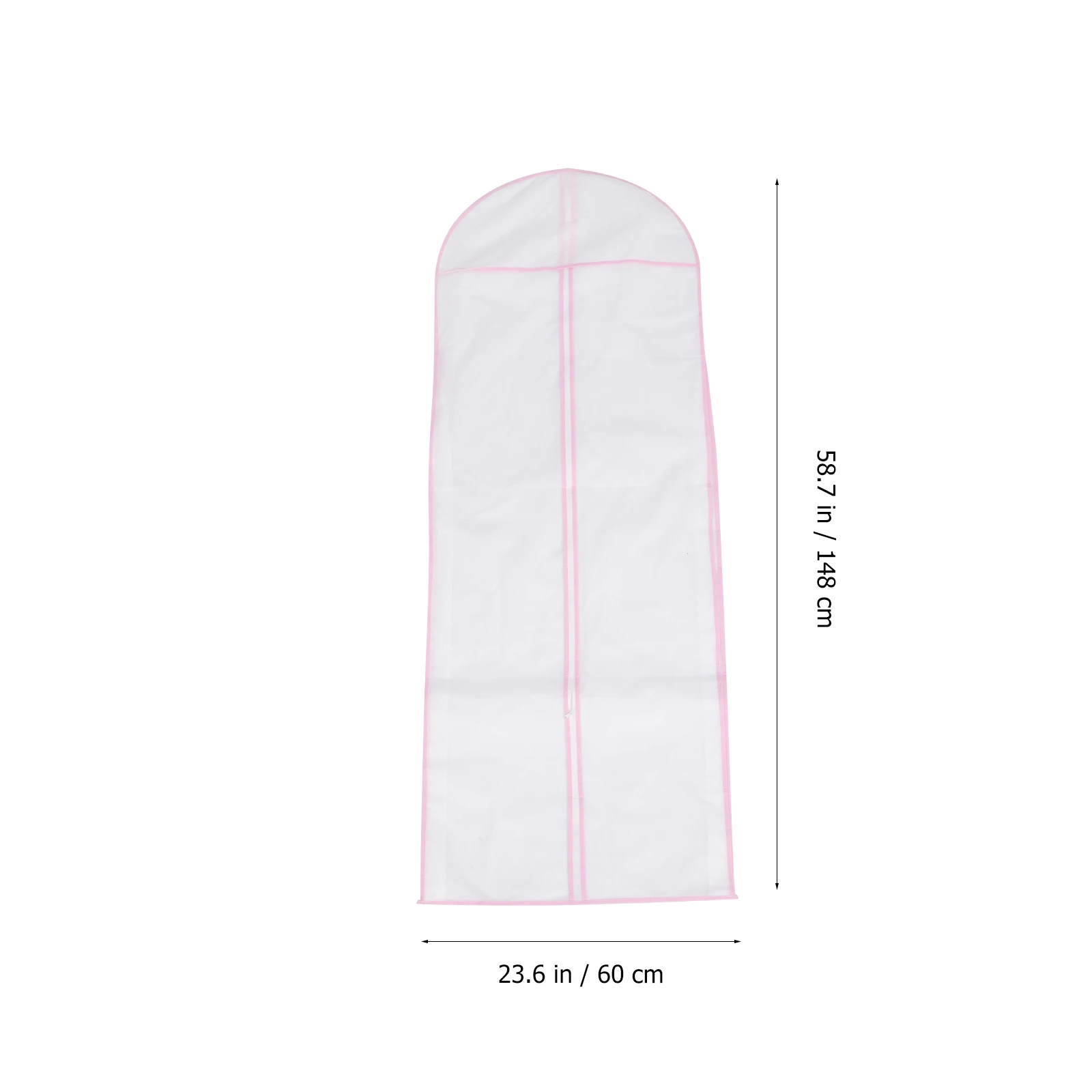 

Wedding Dress Dust Cover Bag Clothing Bride Garment Pink Bags for Hanging Clothes Travel