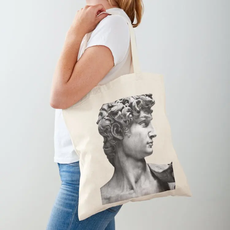 Roman Statue: Michelangelo, David Tote Bag