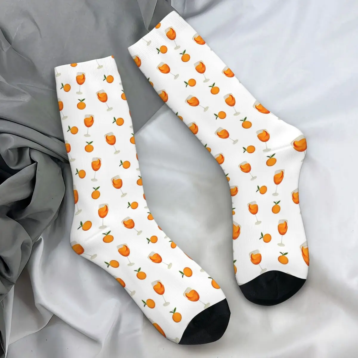 Aperols Spritz Stockings Men Socks Soft Korean Socks Winter Outdoor Sports Non Slip Graphic Socks Gift