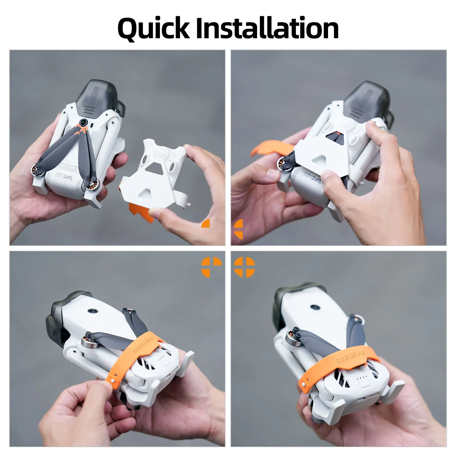 Propeller Holder for DJI Lito X1/1, Prop Fixing Strap Protector Guard Stabilizer Propellers Clip Paddle Blade Anti-mess Clamp