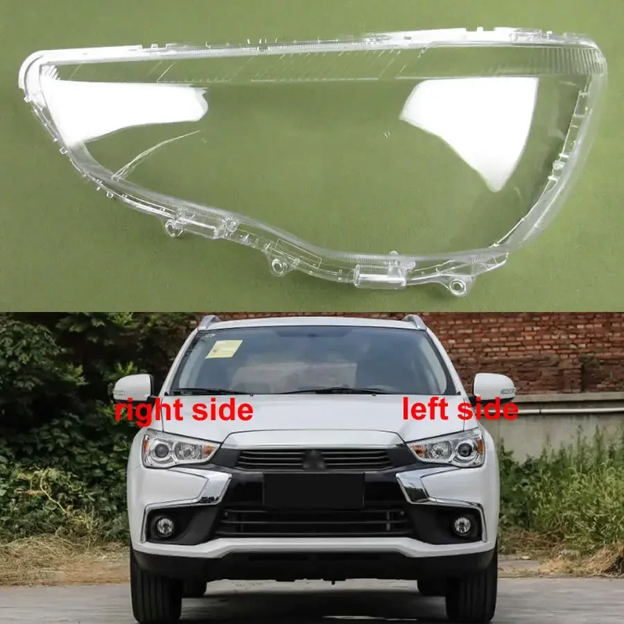 

For Mitsubishi ASX 2013-2018 Car Accessories Transparent Headlight Cover Lampshade Lamp Lens Shell Headlamp Housing Plexiglass