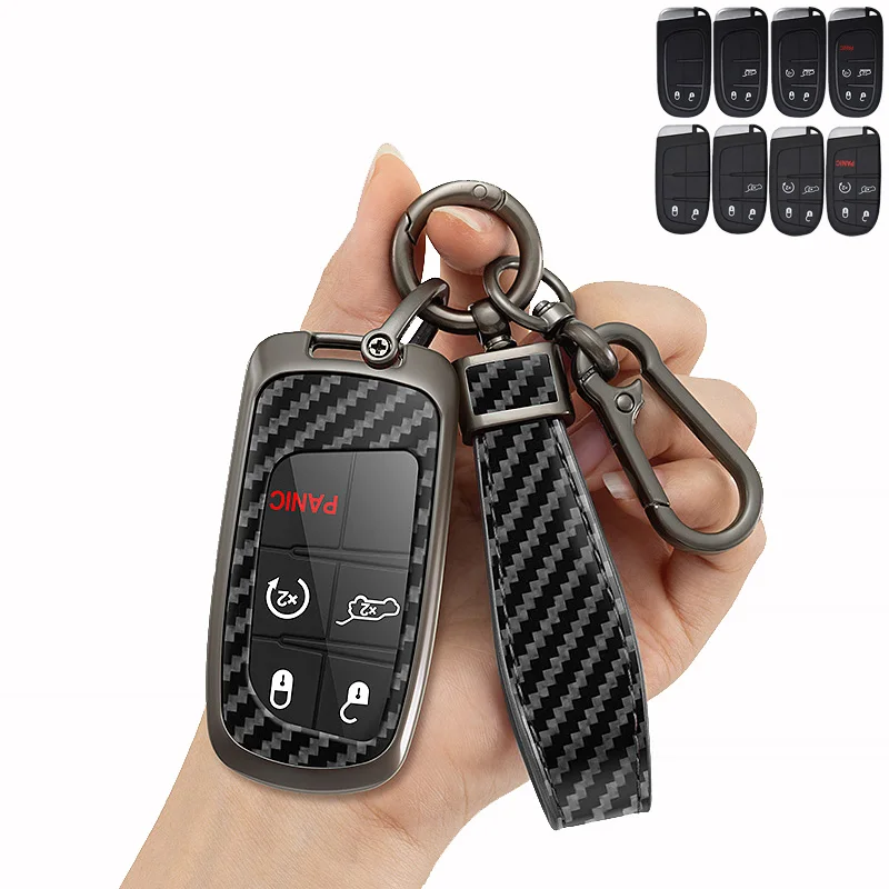 

Car Key Fob Cover Case For Jeep For Dodge Ram 1500 Journey Charger Dart Challenger Grand Cherokee Renegade Fiat Chrysler 300C