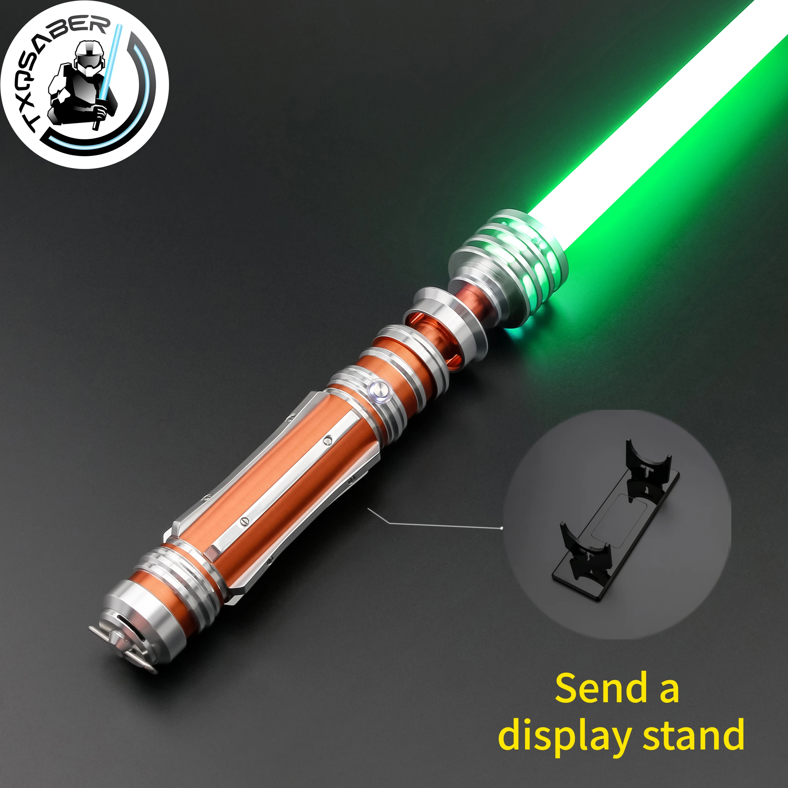 TXQSABER Lightsaber Leia SE Laser Sword Smooth Swing Blaster FOC Colors Changing Metal Hilt Heavy Dueling Light Sword Toys
