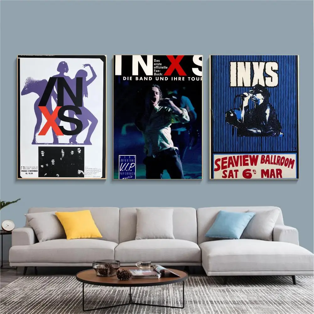 band I-INXS-S Painting Calligraphy Nature Inspired Artwork for Living Room  Home Decoration