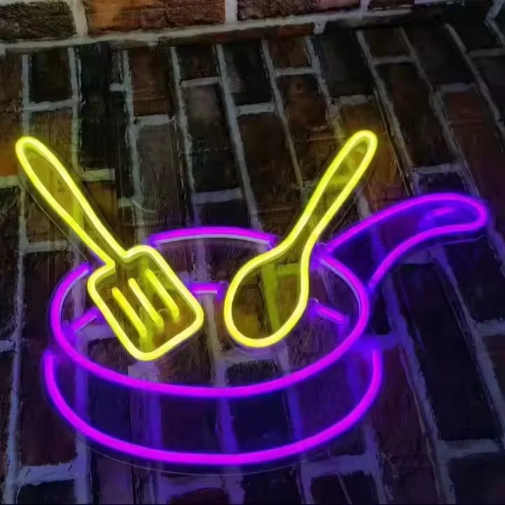 Custom IP65 LED Neon Sign for Barbecue Restaurant Home Party & Family Gathering Man Cave & Bar Art Decor for Indoor Outdoor Use