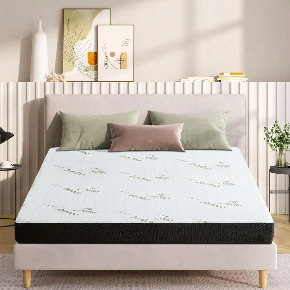 Inch 6 Inch Summer Waterproof Fresh Breathable Airflow Soft Mattress Memory Gel Foam Bamboo Cooled Mattress