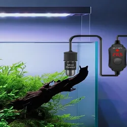 Mini Aquariumverwarmer Visbak Aquatische Verwarmer Onderwater Thermostaat Verwarmer Verstelbare Temperatuur 18-34°C ° Geschikt voor 2L