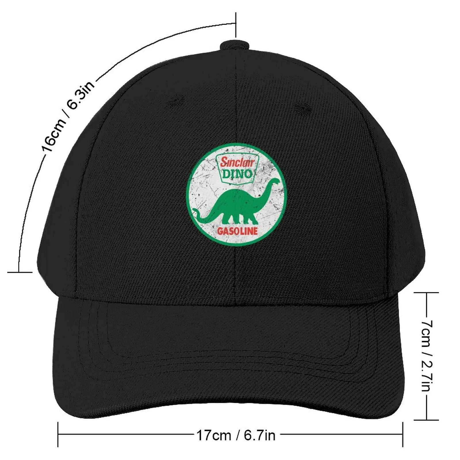 Sinclair Gasoline Dino Baseball Cap Designer Hat Fashion Beach Bobble Hat Beach Women's Golf Clothing Men's