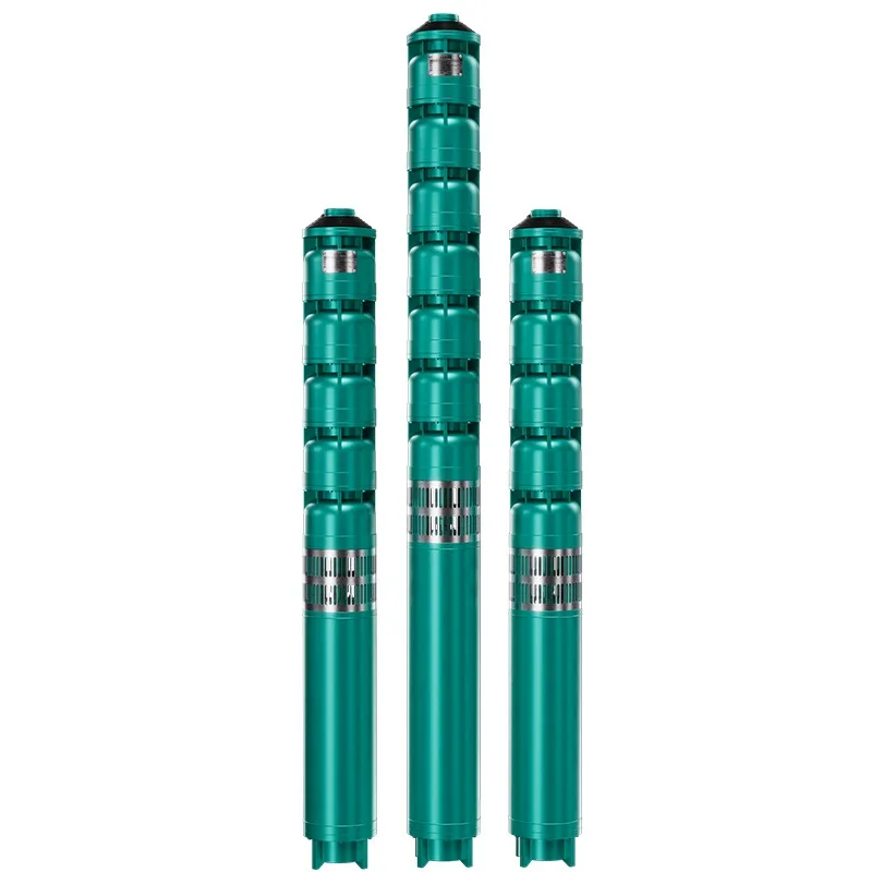 

380V15kw large flow and high lift pumping multi-stage high pressure sprinkler irrigation submersible deep water pump