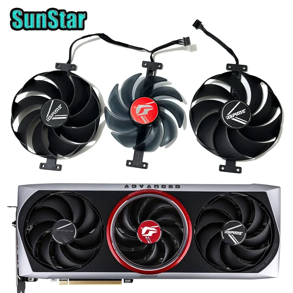 

Original 85MM/95MM RTX 4080 GPU Cooler Fan For Colorful GeForce RTX 4070 4080 4090 RTX 4070 SUPER 4080 SUPER Video Card