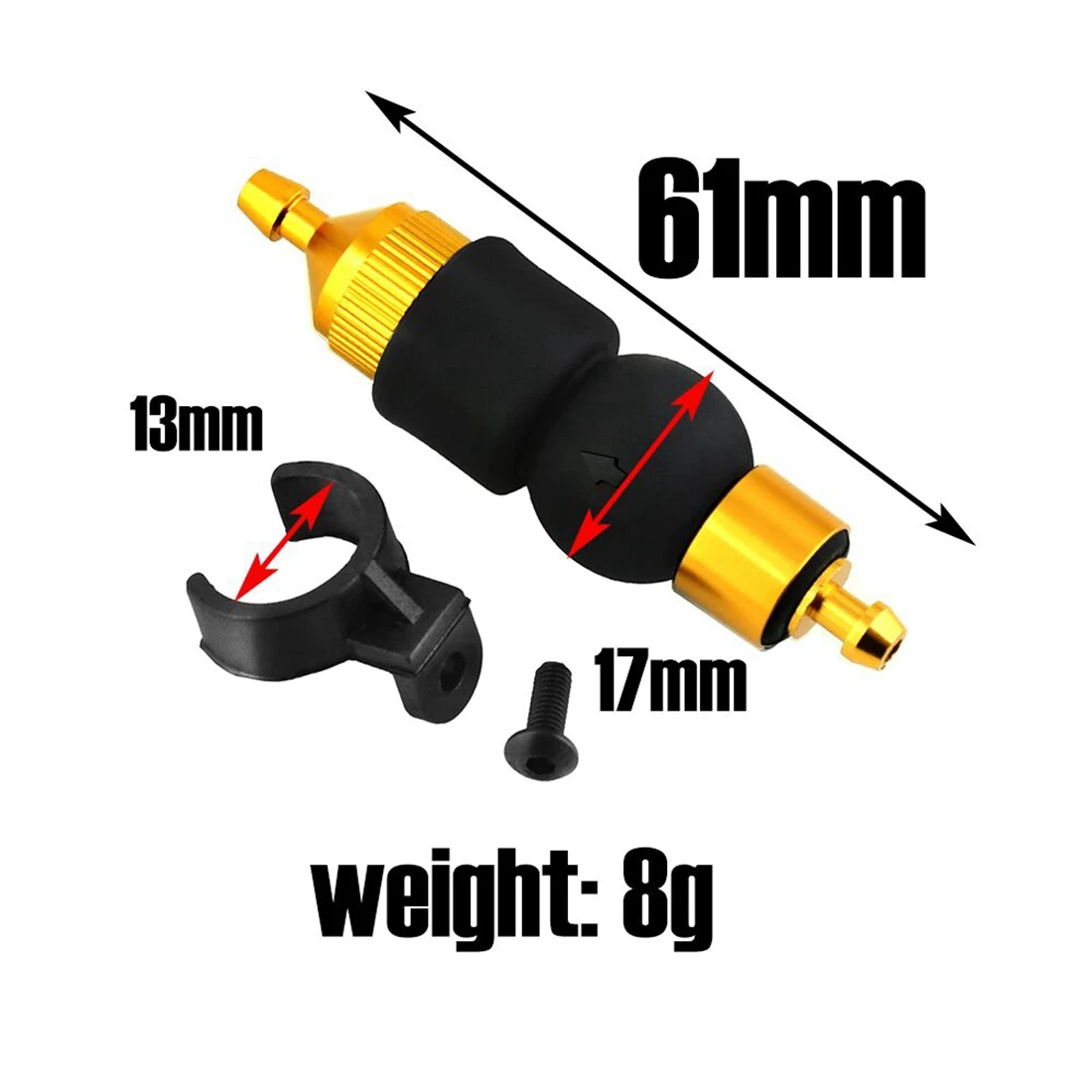 Fuel Filter Nitro Engine Parts Fuel Tank Spare Parts for 1/8 1/10 RC Model Car HSP Kyosho Redcat Himoto HPI,BlueN03R